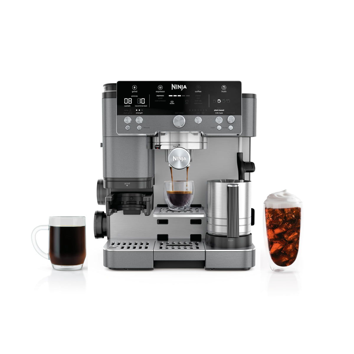 Ninja Luxe Café Premier 3-in-1 Espresso Machine, Drip Coffee, & Cold Brew