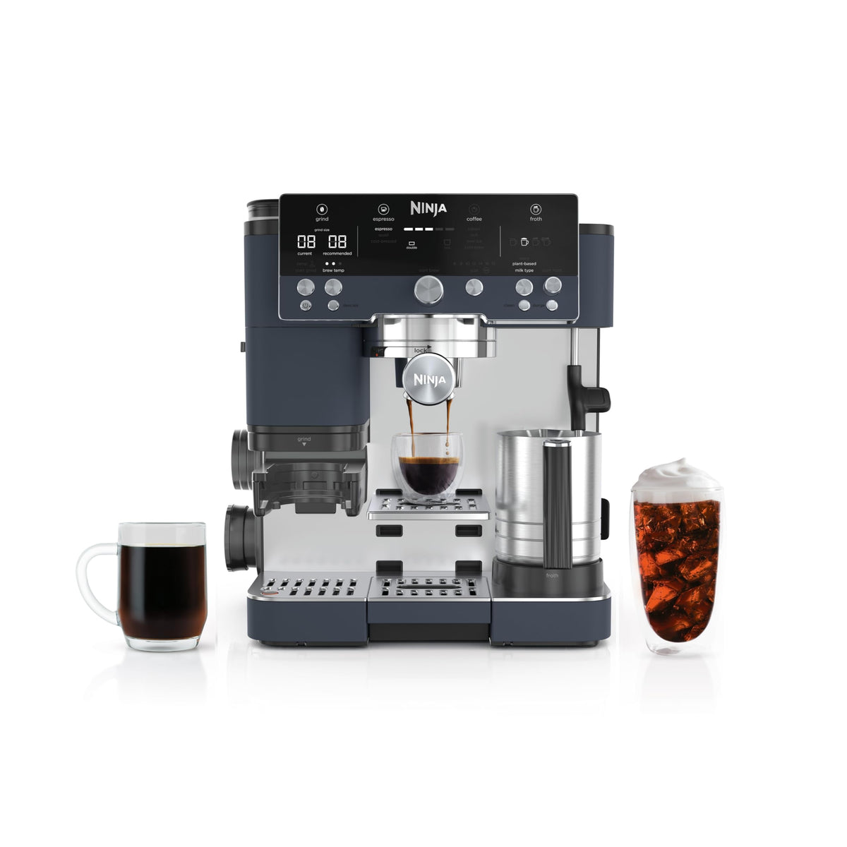 Ninja Luxe Café Premier 3-in-1 Espresso Machine, Drip Coffee, & Cold Brew