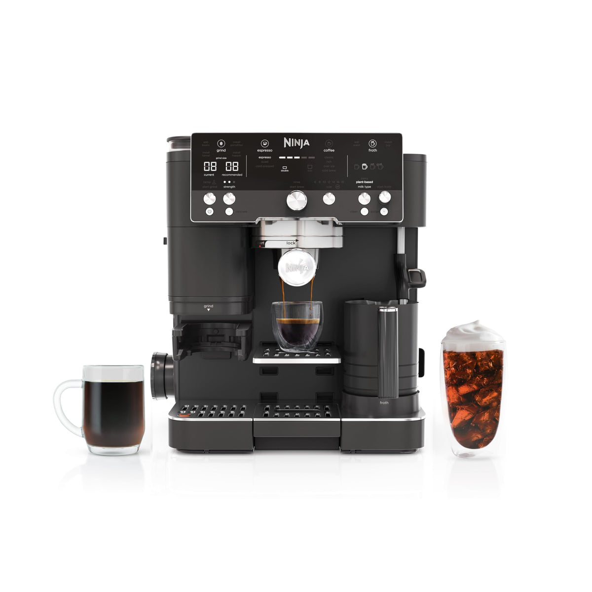 Ninja Luxe Café Premier 3-in-1 Espresso Machine, Drip Coffee, & Cold Brew