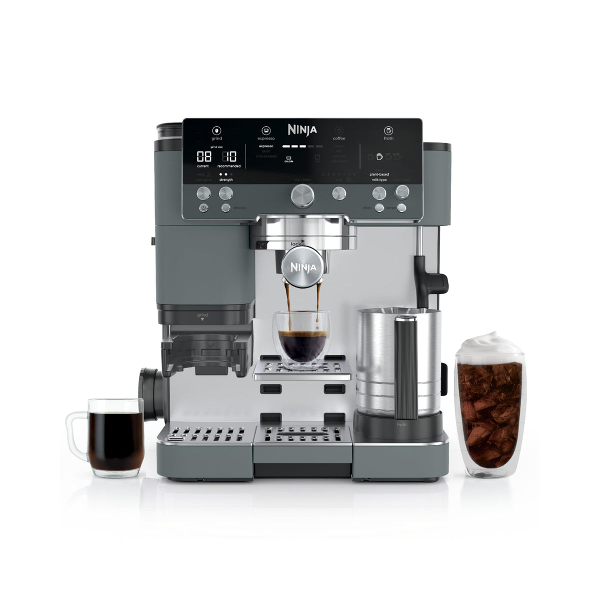 Ninja Luxe Café Premier 3-in-1 Espresso Machine, Drip Coffee, & Cold Brew