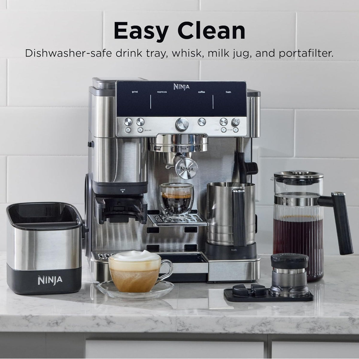 Ninja Luxe Café Premier 3-in-1 Espresso Machine, Drip Coffee, & Cold Brew